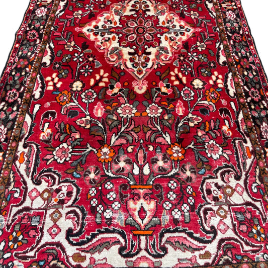 Tapis oriental vintage fait main – d'Orient – 310 x 154 cm