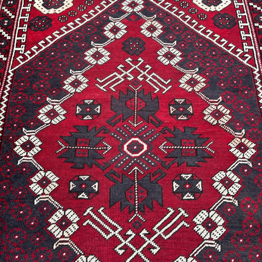 Tapis oriental vintage fait main – d'Orient – 158 x 108 cm