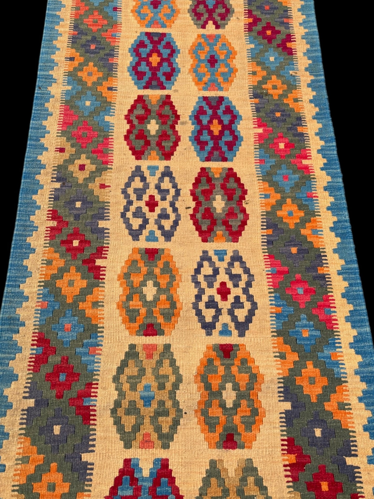 Kilim de Couloir fait main 300cm X 85cm