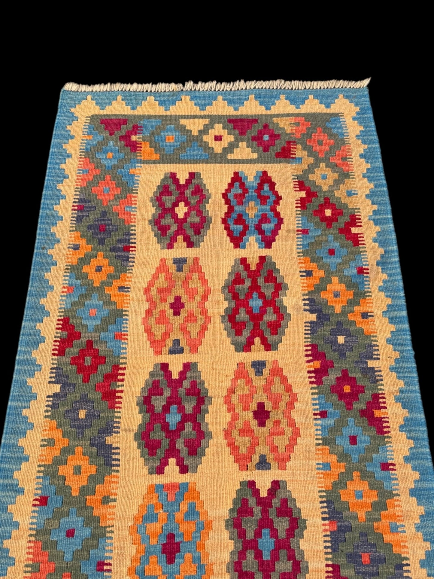 Kilim de Couloir fait main 300cm X 85cm