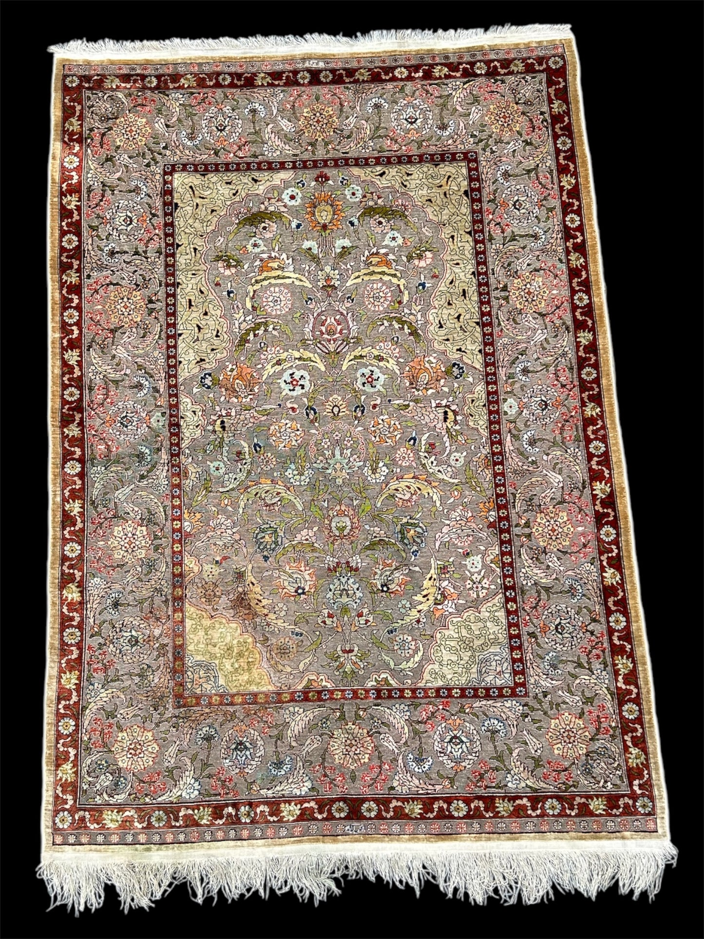 Tapis Turc - origine d'Hereke - 132 x 91 cm