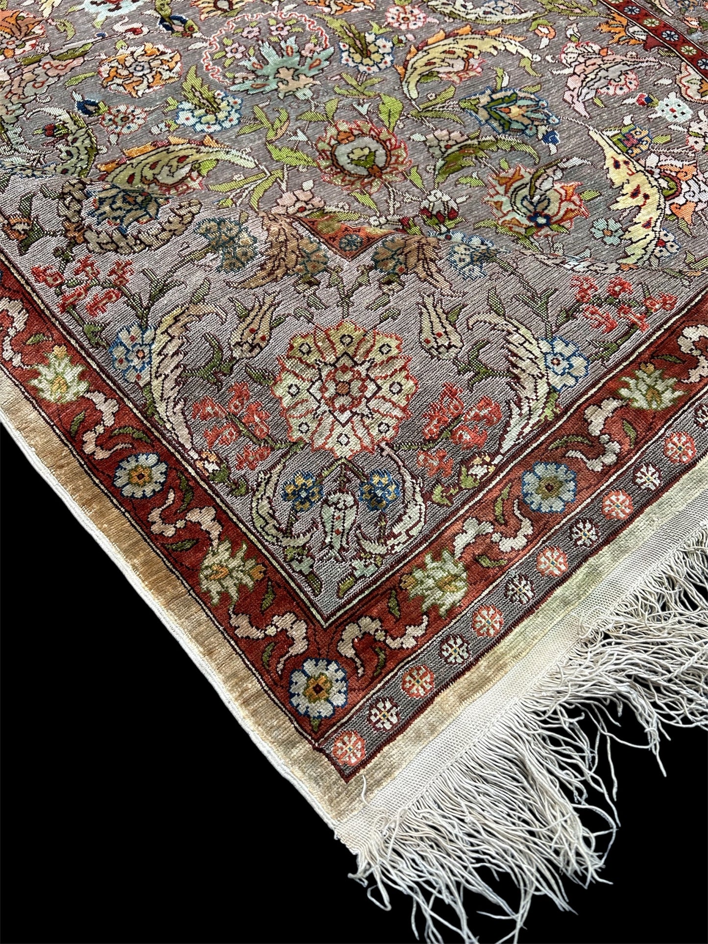 Tapis Turc - origine d'Hereke - 132 x 91 cm
