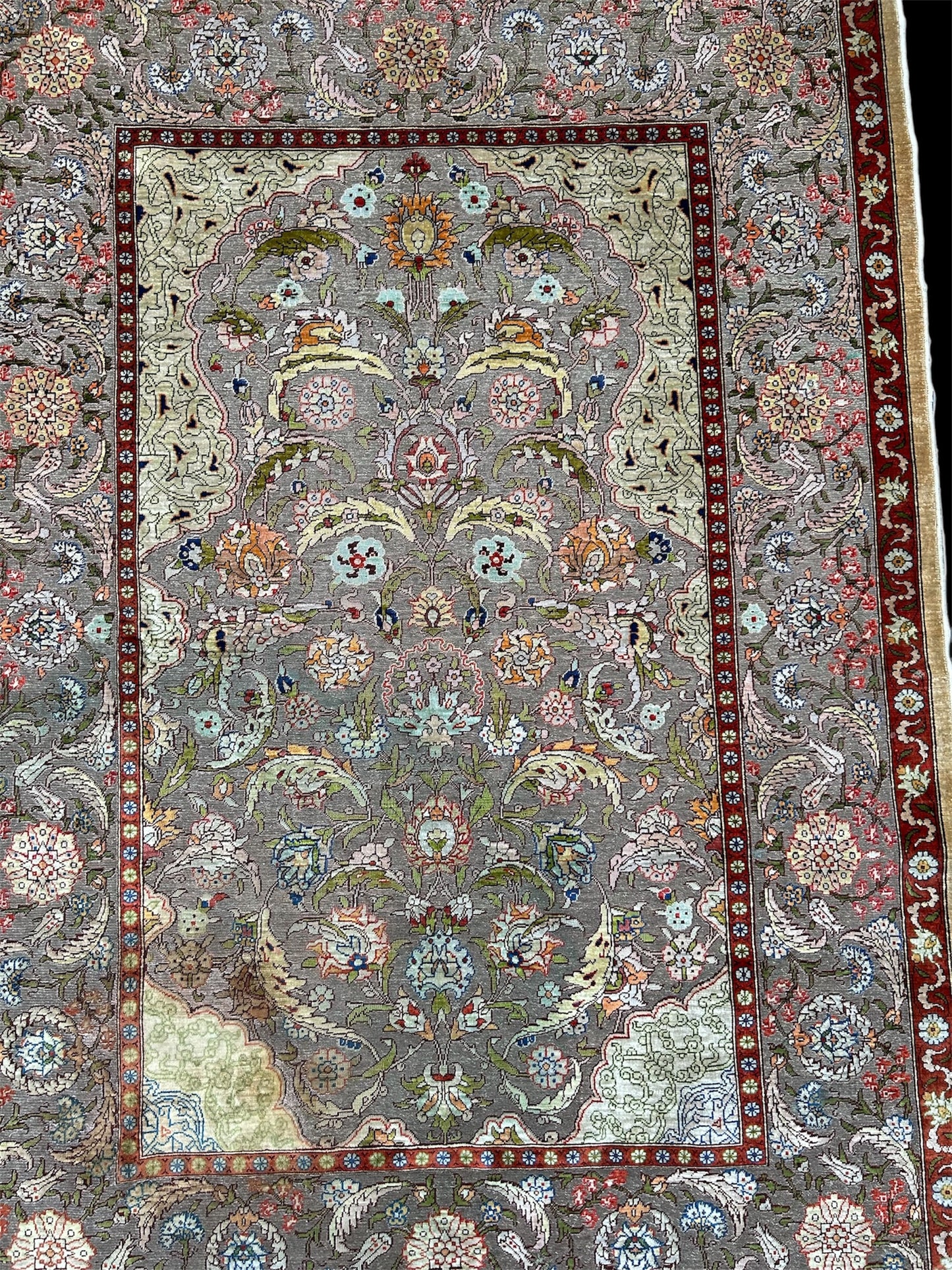 Tapis Turc - origine d'Hereke - 132 x 91 cm