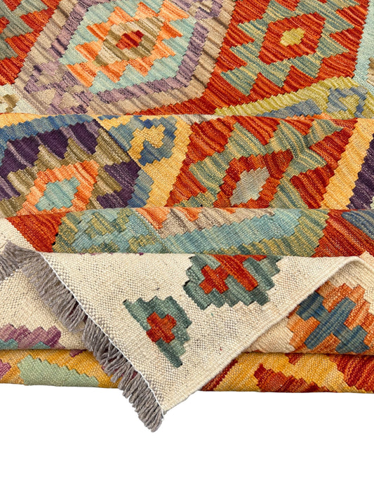 Kilim - afghan - Modern art deco de designer