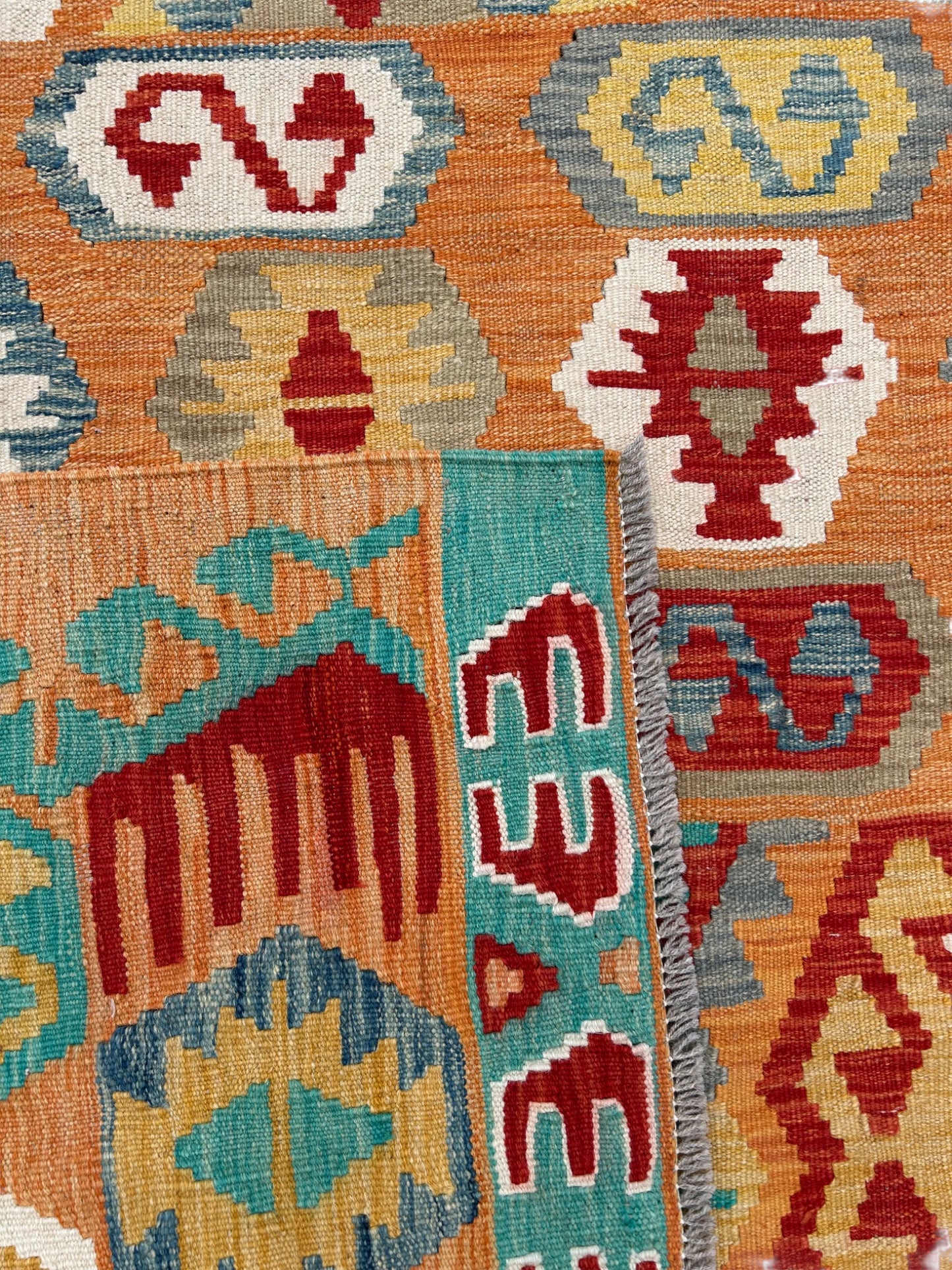 Kilim - afghan - Modern art deco de designer