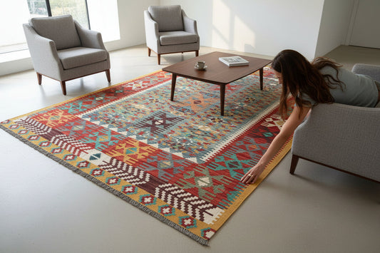 Tapis kilim vs tapis noué : quelles différences ? Comment choisir ?