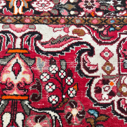 Grand Tapis Oriental Vintage Noué Main – 310 x 154 cm – Runner Grand Format