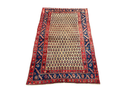 Tapis Oriental - Hamadan - Vintage Fait Main Laine – Rug Handmade – 201 X 131 cm