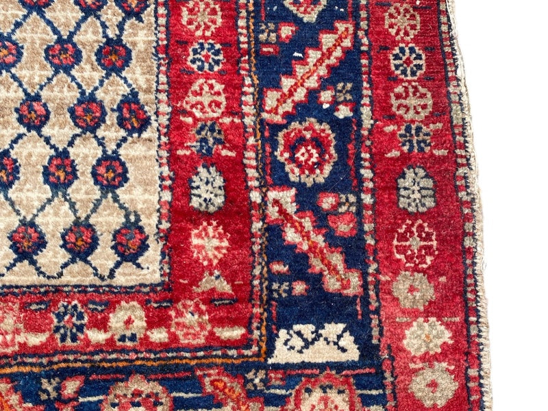 Tapis Oriental - Hamadan - Vintage Fait Main Laine – Rug Handmade – 201 X 131 cm
