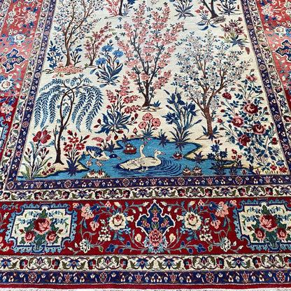 Tapis oriental vintage fait main – Perse - Tabriz – 310 x 205 cm - Grand tapis de collection
