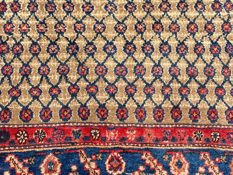 Tapis Oriental - Hamadan - Vintage Fait Main Laine – Rug Handmade – 201 X 131 cm