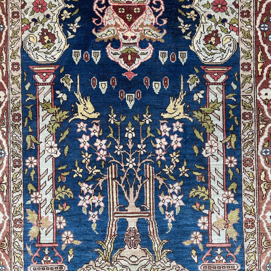 Tapis Signé Semi-Antique en soie +/- 1 Mio. noeuds/m² - Hereke - Tapis - 65 cm - 48 cm - Pure 10/10