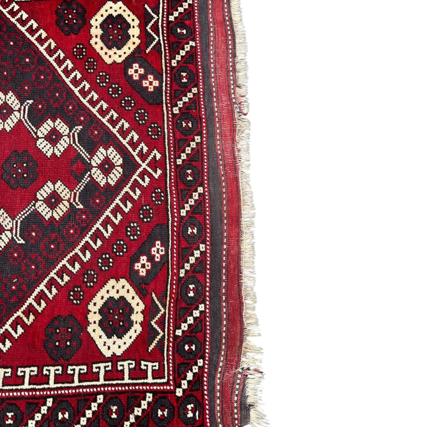 Tapis Oriental Vintage Noué Main – 158 x 108 cm – Pièce Unique