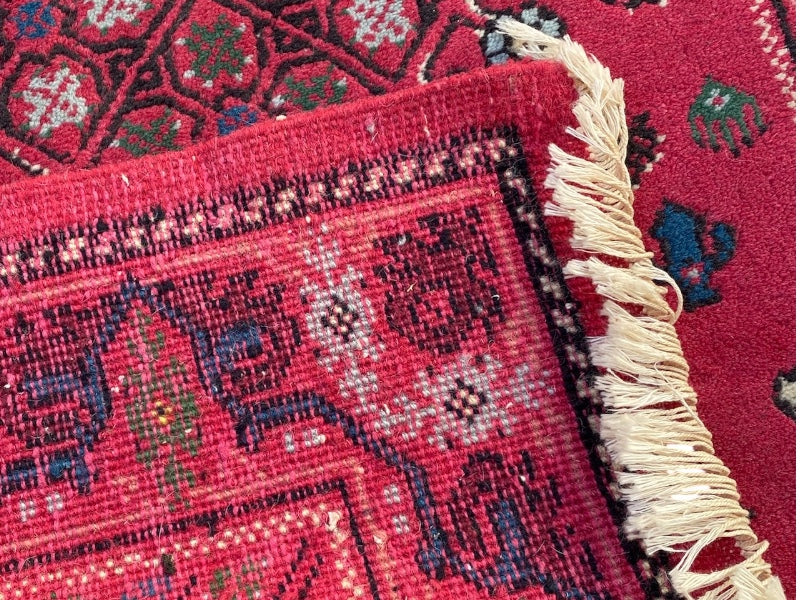 Tapis Oriental Vintage Fait Main Laine – Rug Handmade – 136X70 cm