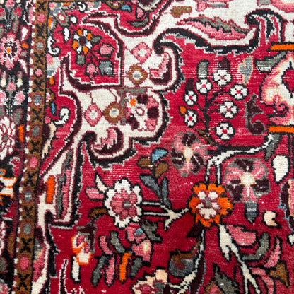 Grand Tapis Oriental Vintage Noué Main – 310 x 154 cm – Runner Grand Format