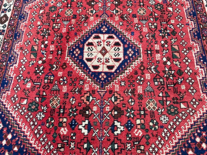 Tapis Oriental Vintage Noué Main – Laine sur Coton – 151 x 102 cm – Pièce Unique
