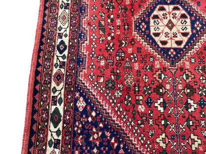 Tapis Oriental Vintage Noué Main – Laine sur Coton – 151 x 102 cm – Pièce Unique