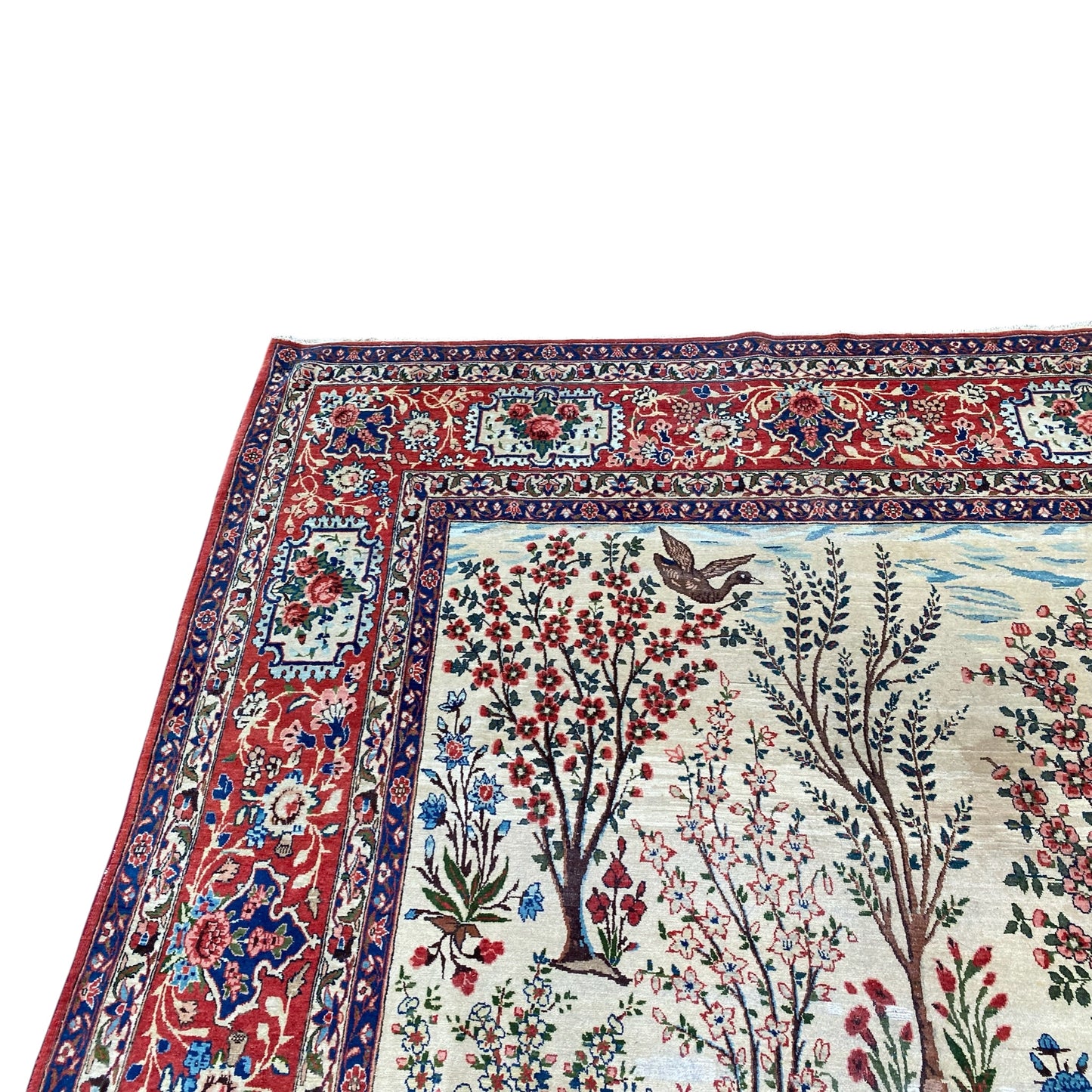 Tapis oriental vintage fait main – Perse - Tabriz – 310 x 205 cm - Grand tapis de collection