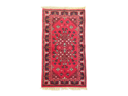 Tapis Oriental Vintage Fait Main Laine – Rug Handmade – 136X70 cm