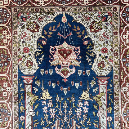 Tapis Signé Semi-Antique en soie +/- 1 Mio. noeuds/m² - Hereke - Tapis - 65 cm - 48 cm - Pure 10/10