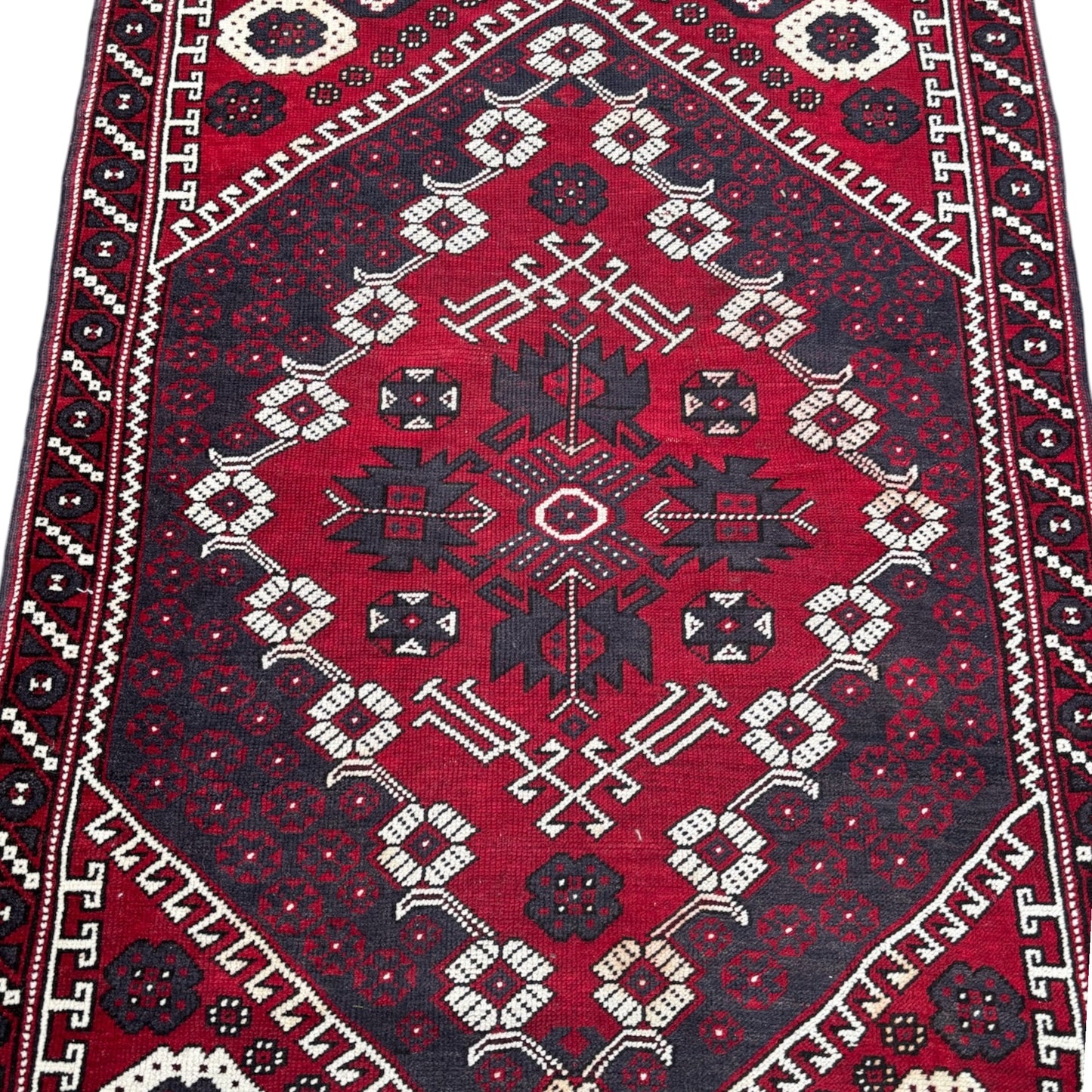 Tapis Oriental Vintage Noué Main – 158 x 108 cm – Pièce Unique