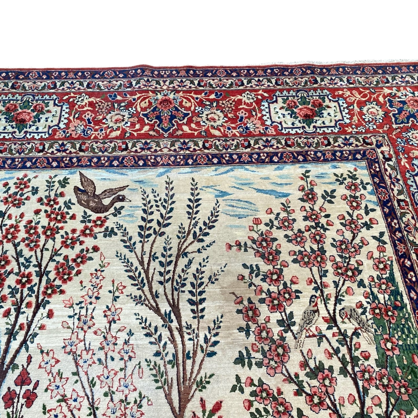 Tapis oriental vintage fait main – Perse - Tabriz – 310 x 205 cm - Grand tapis de collection