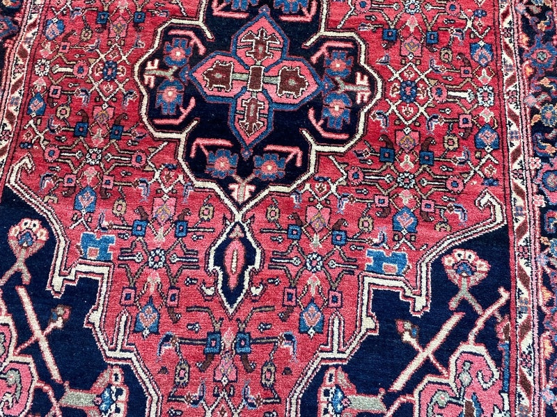 Tapis Oriental Vintage Fait Main Laine – Rug Handmade – 149X108 cm