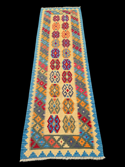 Kilim de Couloir fait main 300cm X 85cm