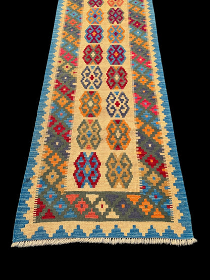 Kilim de Couloir fait main 300cm X 85cm