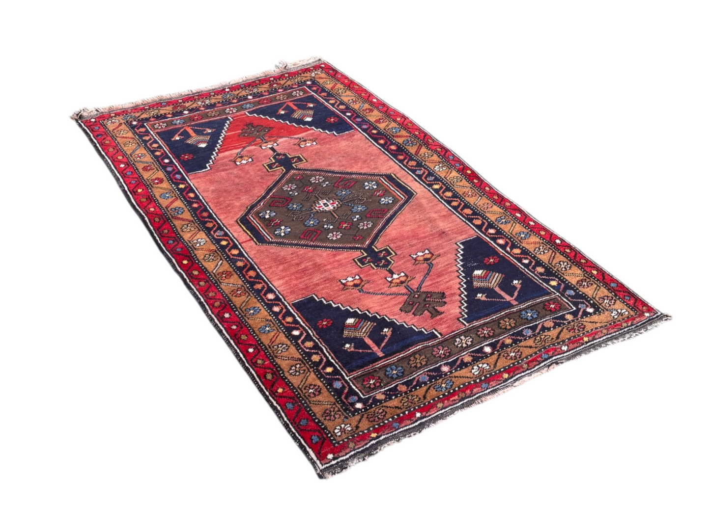 Tapis Turc Yahyali fait main - 132x78 cm