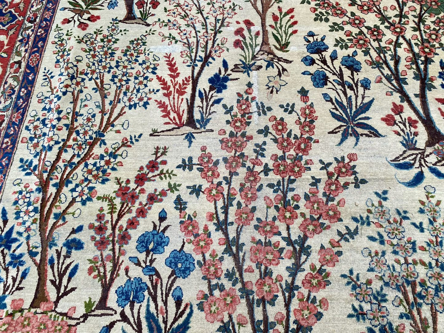 Tapis oriental vintage fait main – Perse - Tabriz – 310 x 205 cm - Grand tapis de collection