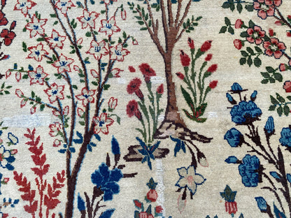 Tapis oriental vintage fait main – Perse - Tabriz – 310 x 205 cm - Grand tapis de collection