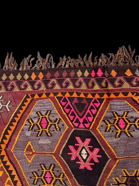 Kilim - Turc - Antique - 387 Cm X 146 Cm