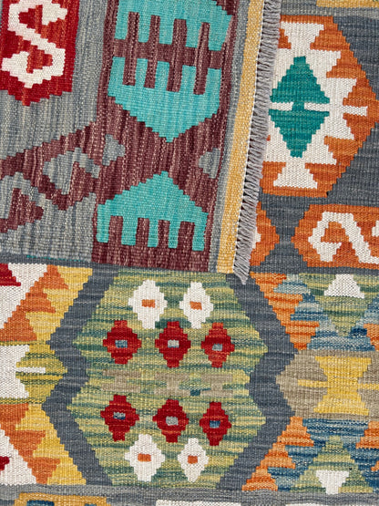Kilim - afghan - Modern art deco de designer