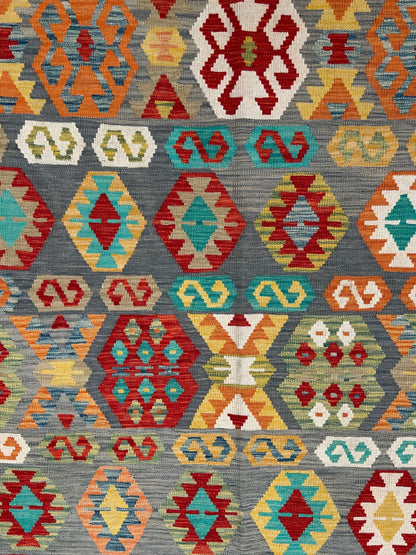 Kilim - afghan - Modern art deco de designer