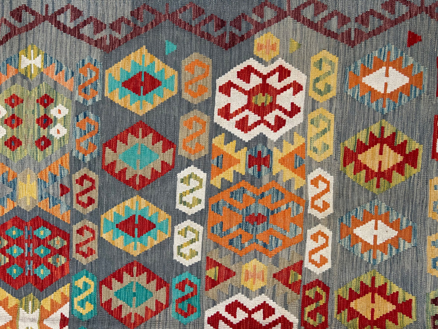 Kilim - afghan - Modern art deco de designer