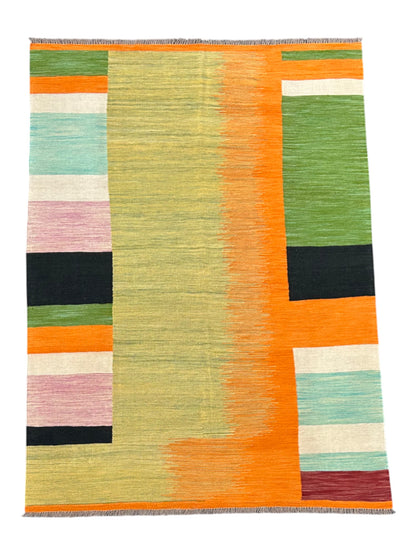 Kilim - afghan - Modern art deco de designer