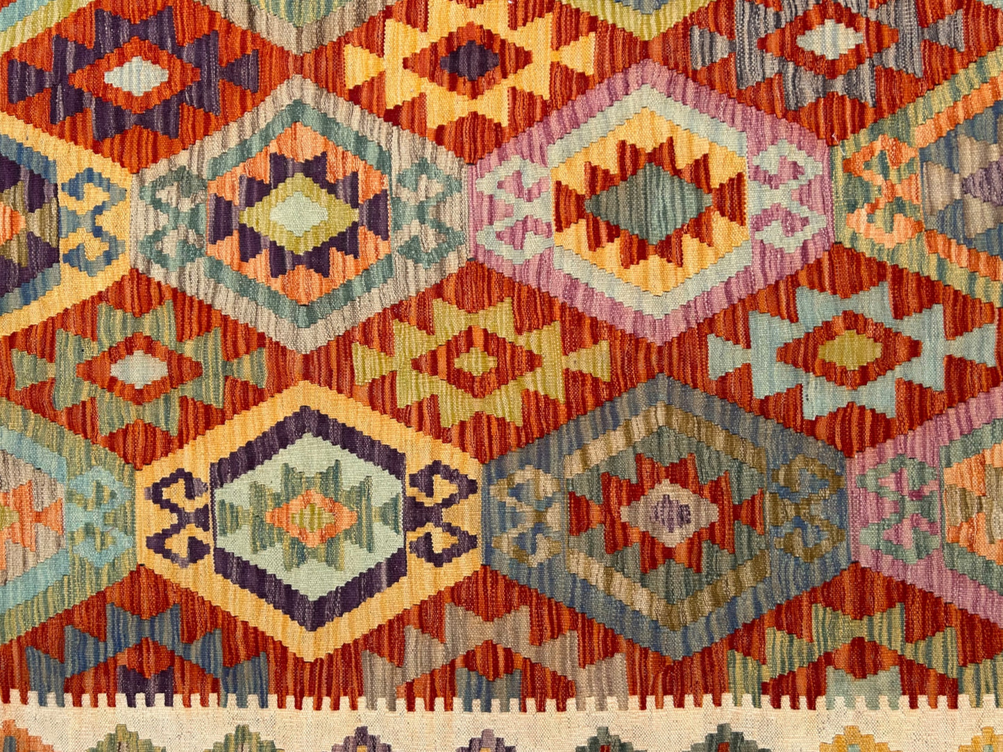 Kilim - afghan - Modern art deco de designer
