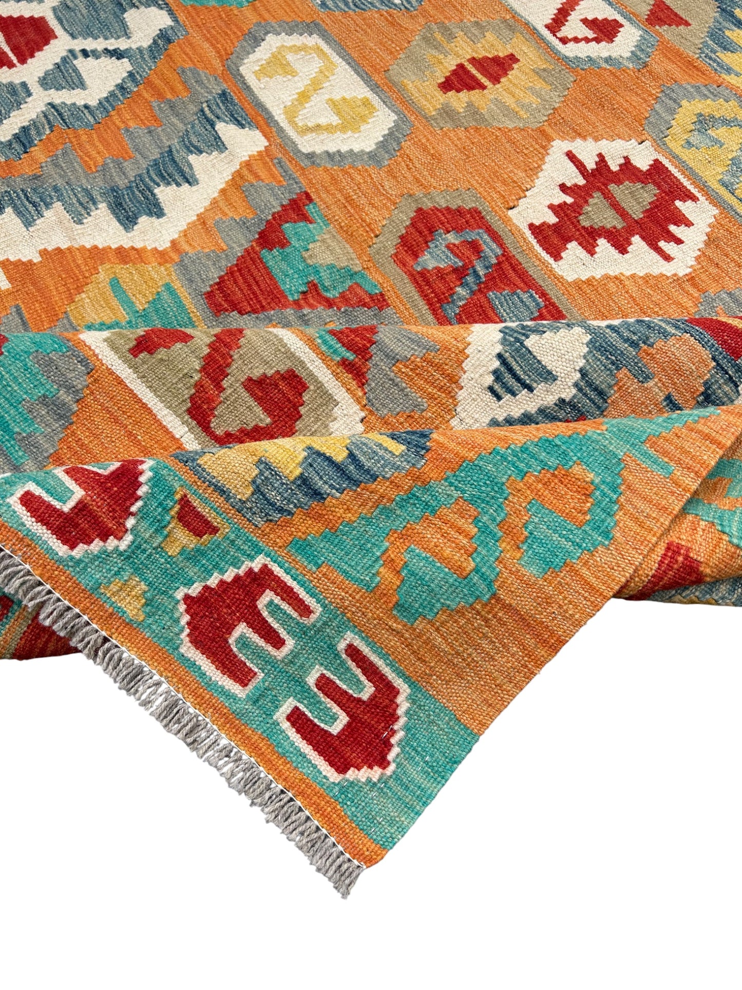 Kilim - afghan - Modern art deco de designer
