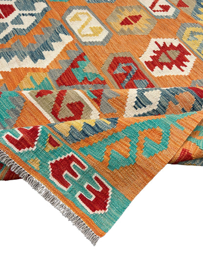 Kilim - afghan - Modern art deco de designer
