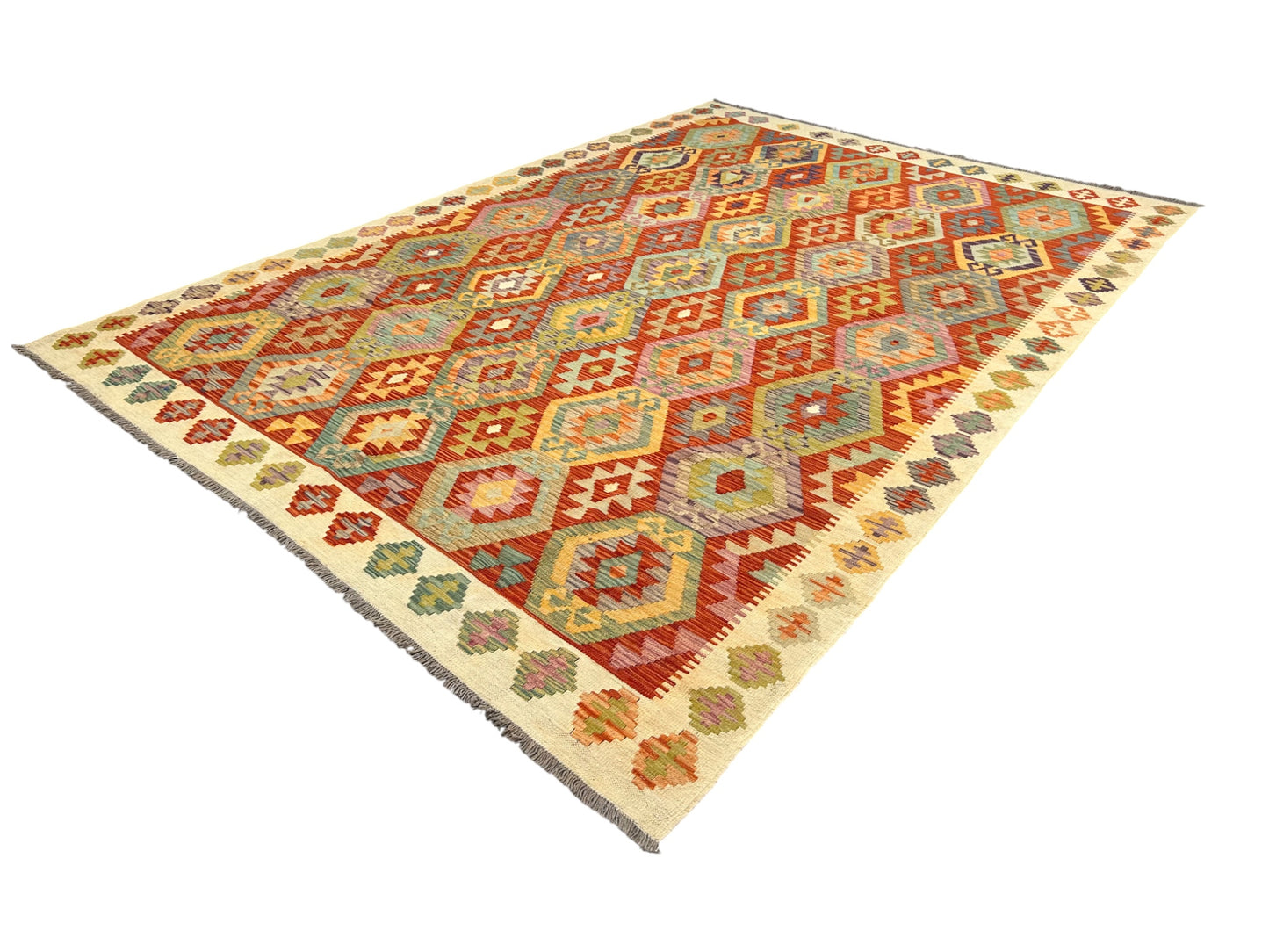 Kilim - afghan - Modern art deco de designer