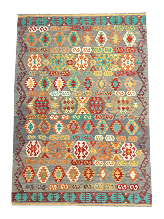 Kilim - afghan - Modern art deco de designer