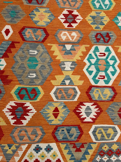 Kilim - afghan - Modern art deco de designer