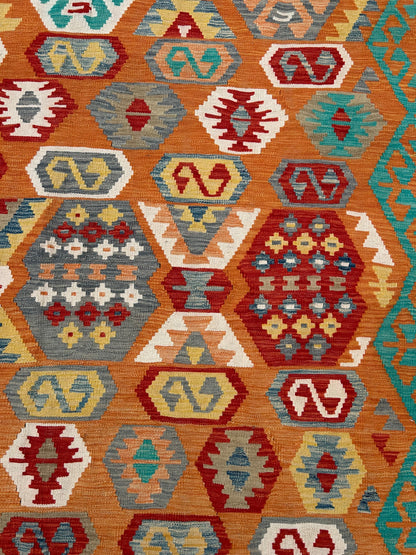 Kilim - afghan - Modern art deco de designer