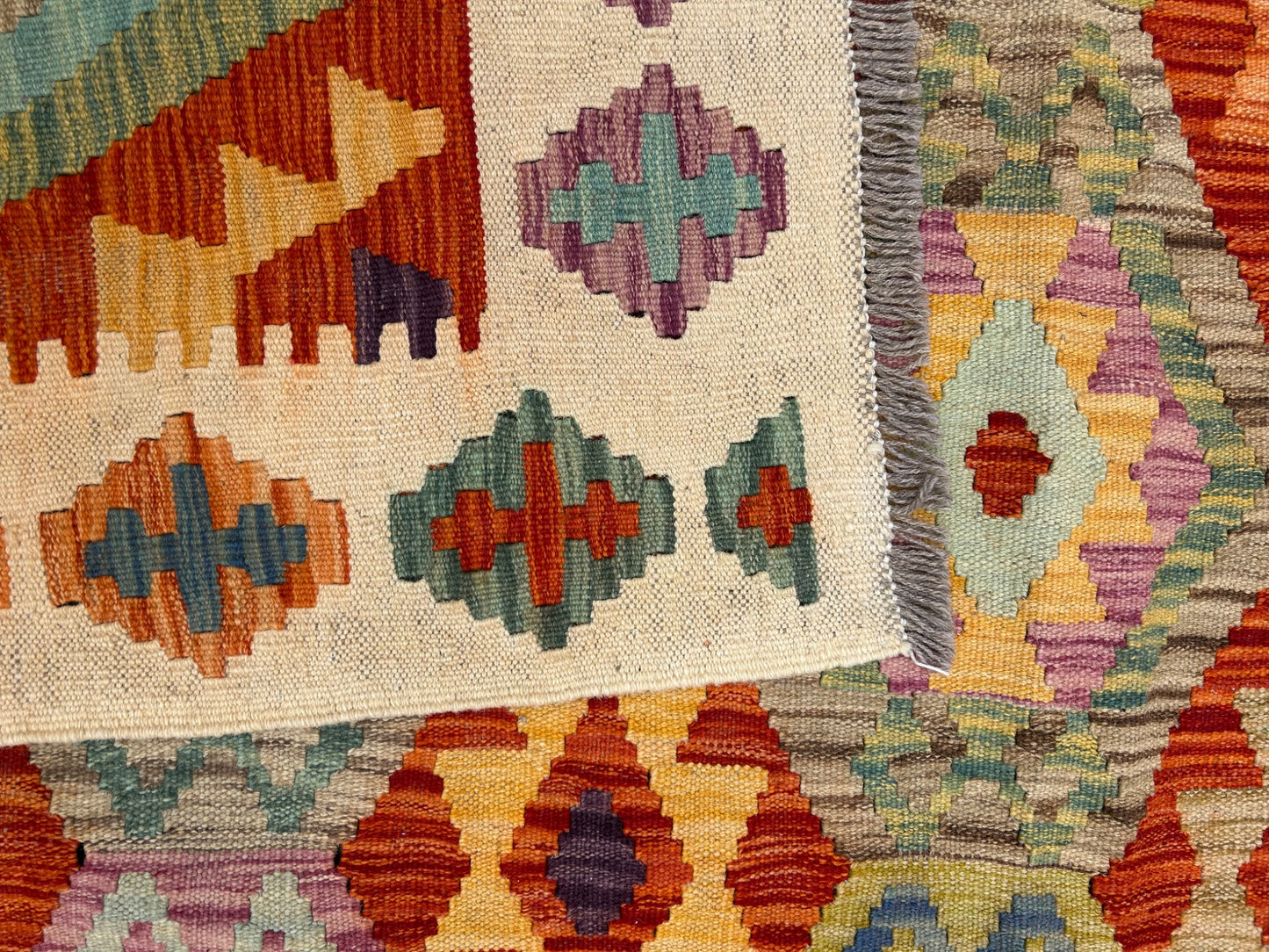 Kilim - afghan - Modern art deco de designer