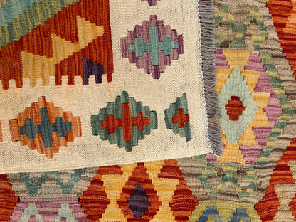 Kilim - afghan - Modern art deco de designer